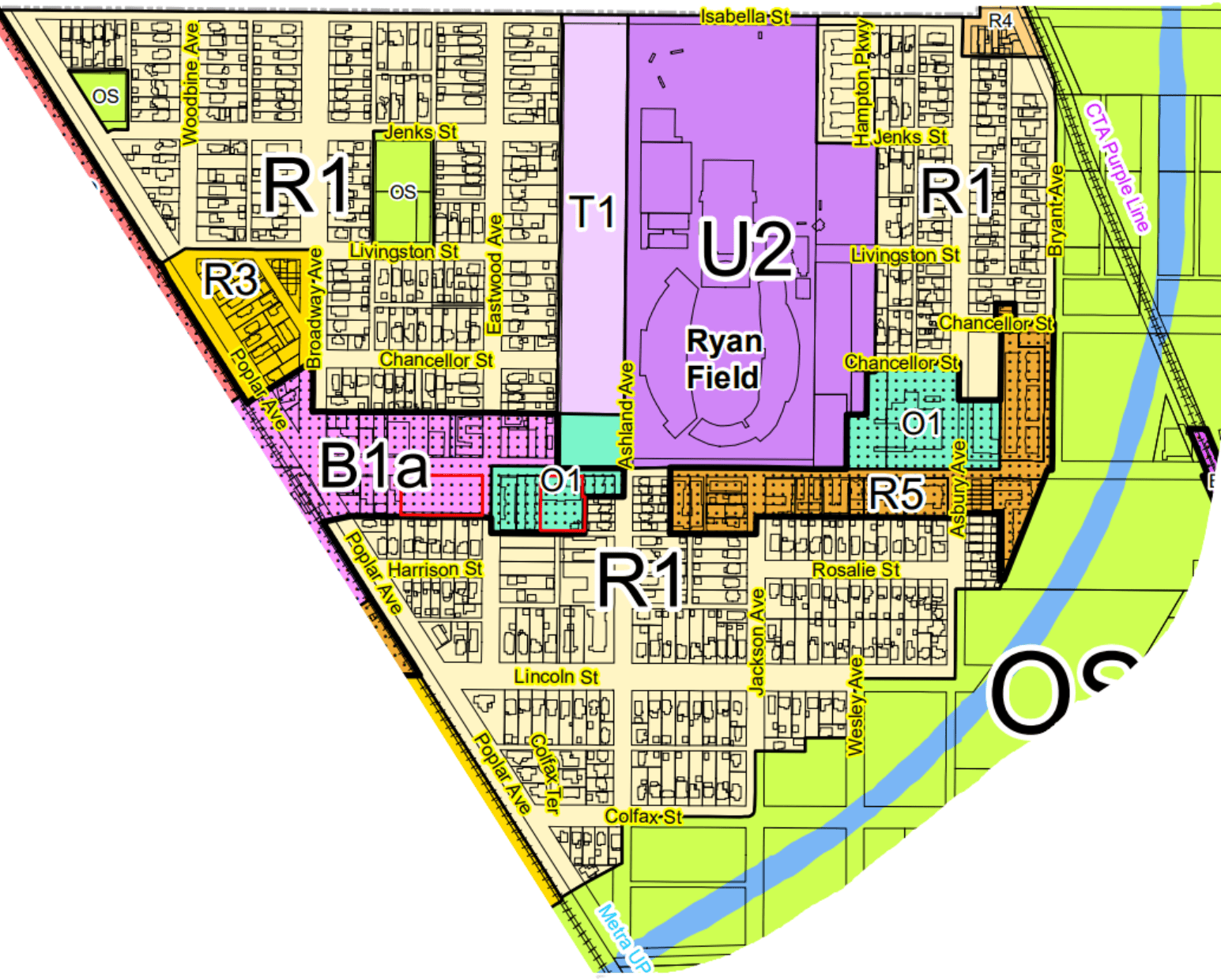 A map illustration for District Six.